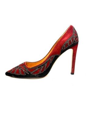Isabel Marant Bradford Suede Embroidered Pumps | 39